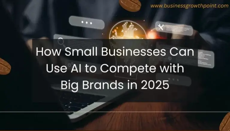 Small business owners using AI technology to compete with big brands in 2025